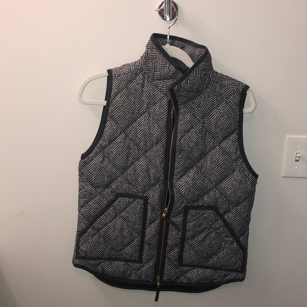 JCrew Herringbone Vest